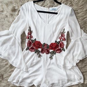 SHE + SKY ROSE ROMPER